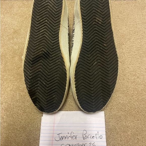 Goldengoose midstars suede and boucle’ size 38 black/white/pink/silver - Picture 5 of 7